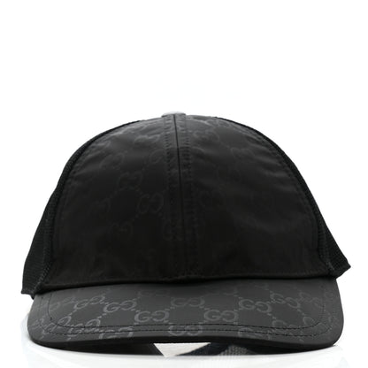 Gucci Nylon Monogram Baseball Hat S Black 3 of 13
