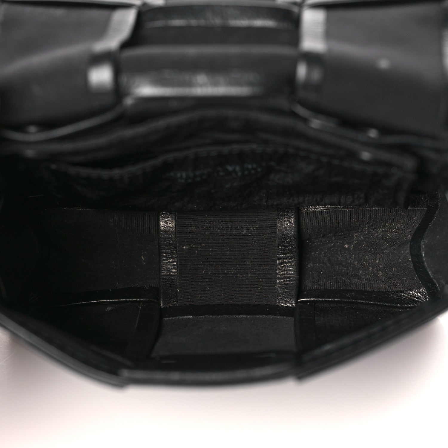 Bottega Veneta Paper Calfskin Maxi Intreccio Extra Mini Cassette Crossbody Bag Black 5 of 8