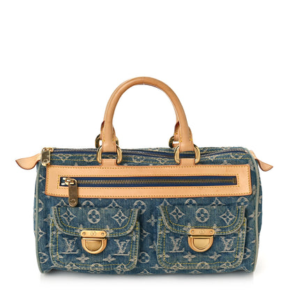Louis Vuitton Monogram Denim Neo Speedy Blue 1 of 10