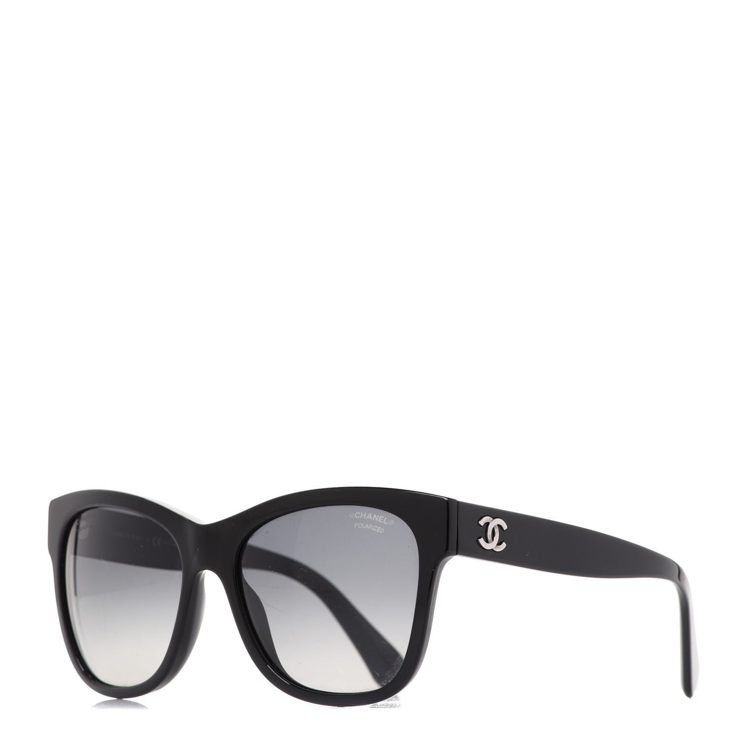 Acetate Polarized Square CC Sunglasses 5380 Black