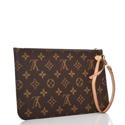 Louis Vuitton Monogram Neverfull MM GM Pochette 3 of 7