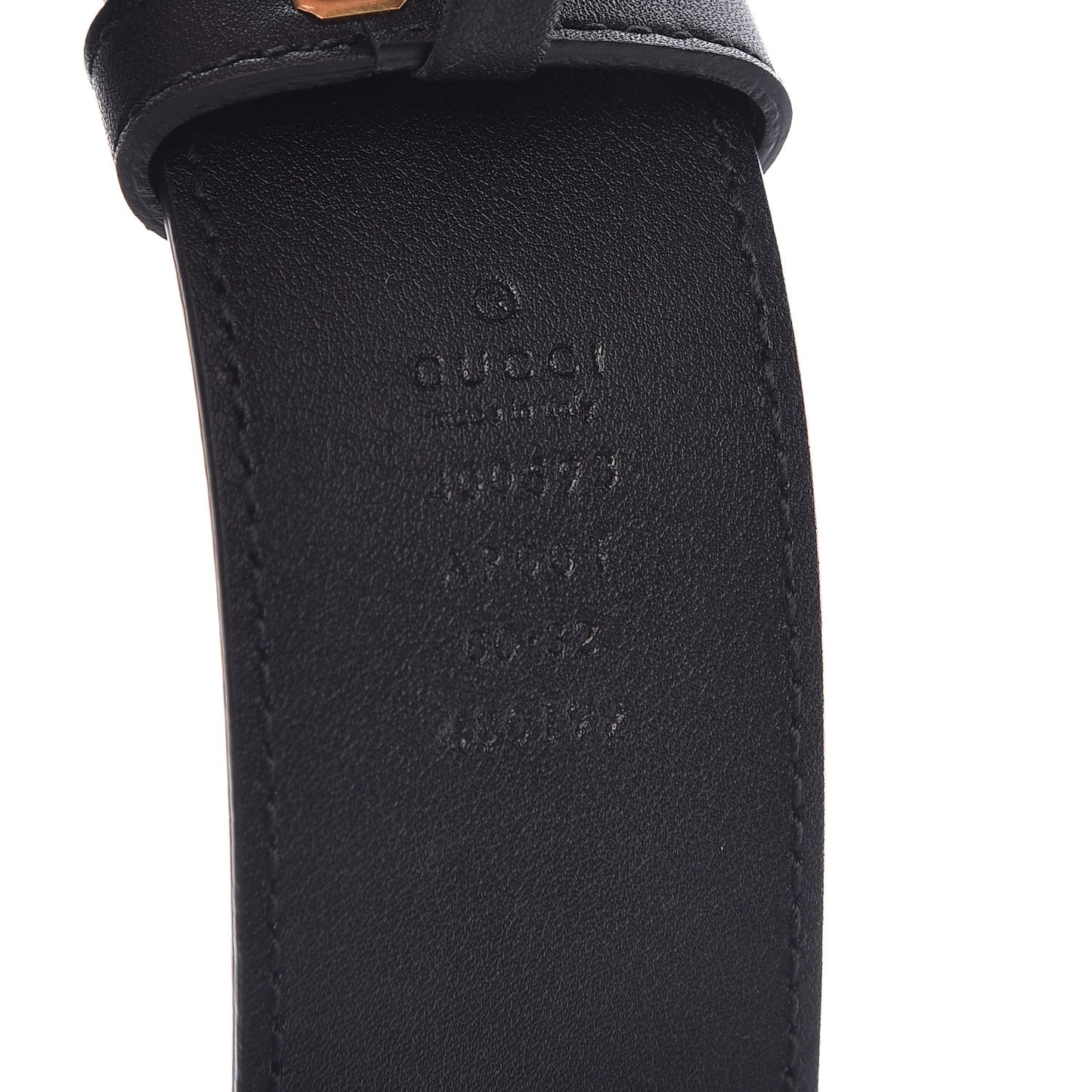 Calfskin Double G 40mm Belt 80 32 Black
