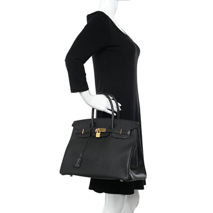 Hermes Epsom Birkin 35 Black 2 of 15