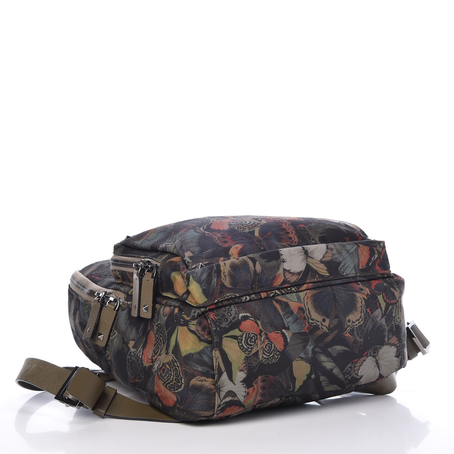 Valentino Garavani Nylon Camubutterfly Medium Rockstud Backpack Multicolor 4 of 8