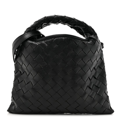Bottega Veneta Calfskin Intrecciato Mini Hop Black 1 of 10