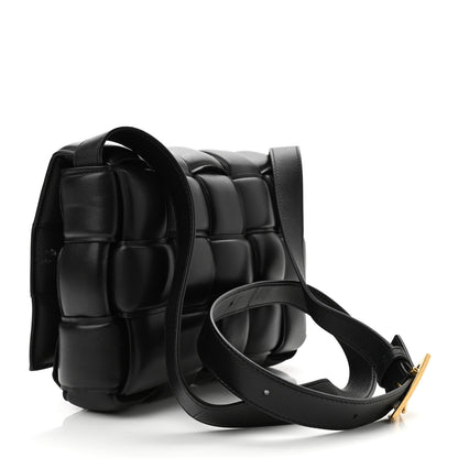 Bottega Veneta Nappa Maxi Intreccio Padded Cassette Crossbody Bag Black 3 of 14