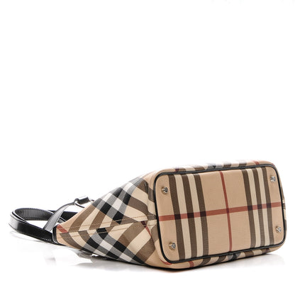 Burberry Supernova Check Stanton Tote Black 4 of 7