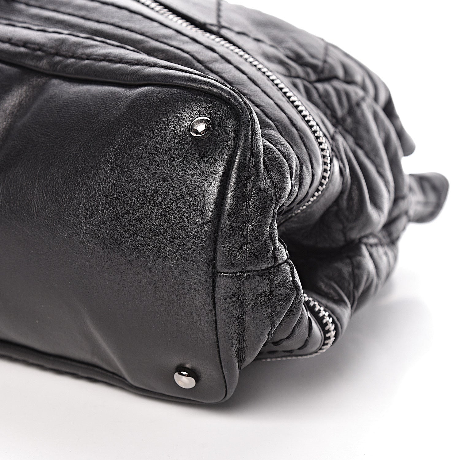 Chanel Lambskin Expandable Tote Black 9 of 10