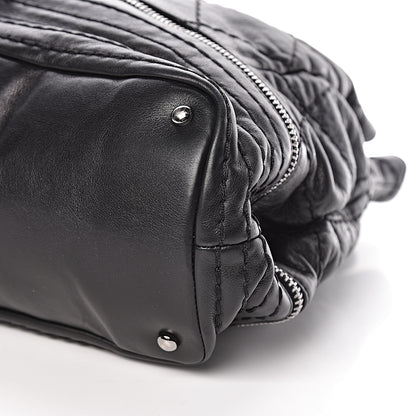 Chanel Lambskin Expandable Tote Black 9 of 10