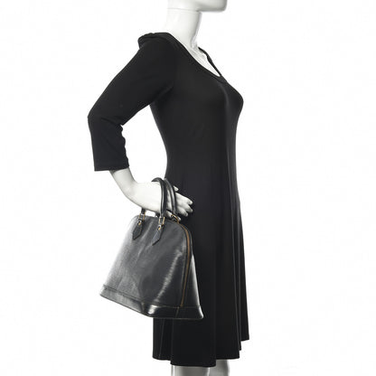 Louis Vuitton Epi Alma PM Black 2 of 19