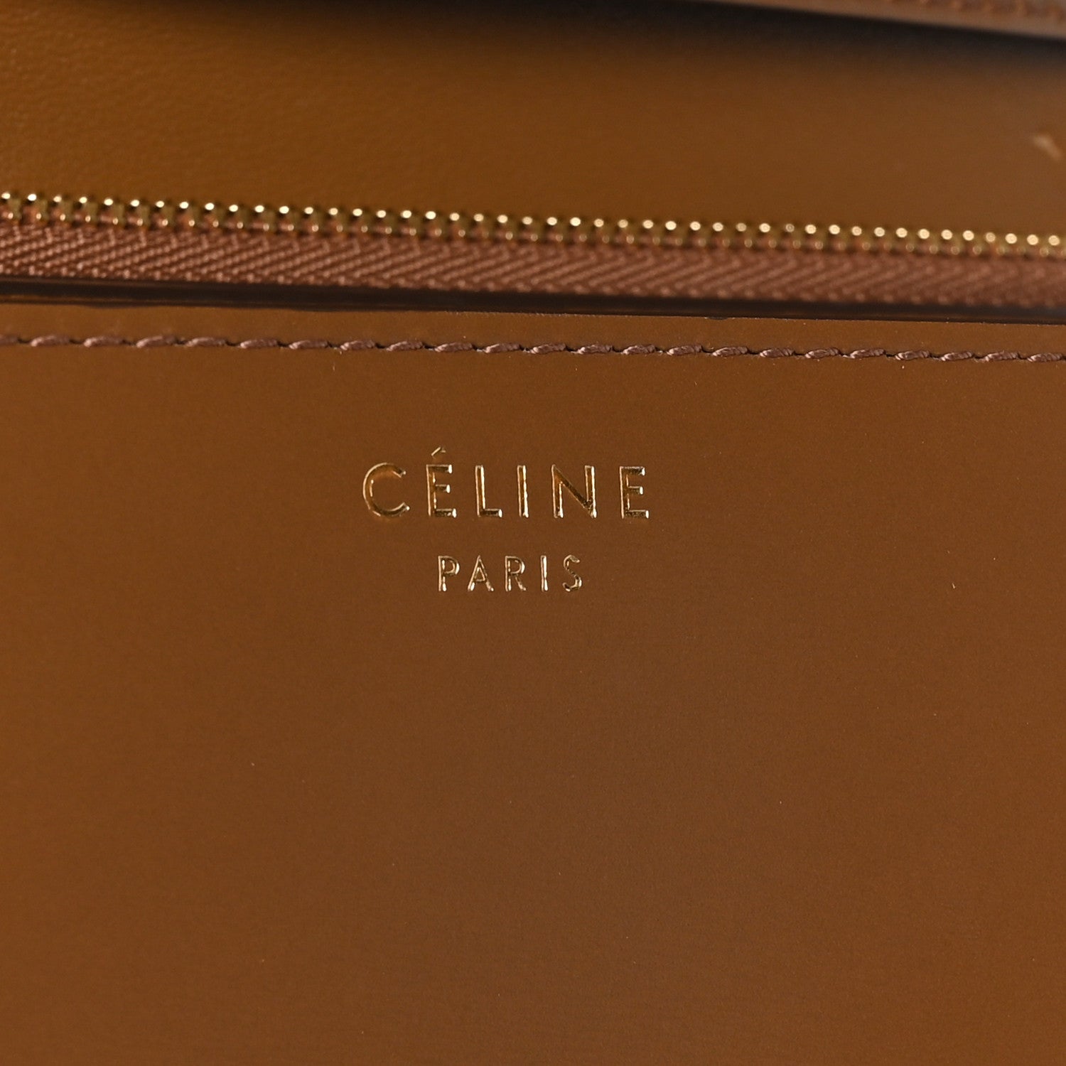 Celine Box Calfskin Medium Classic Box Flap Bag Camel 6 of 9