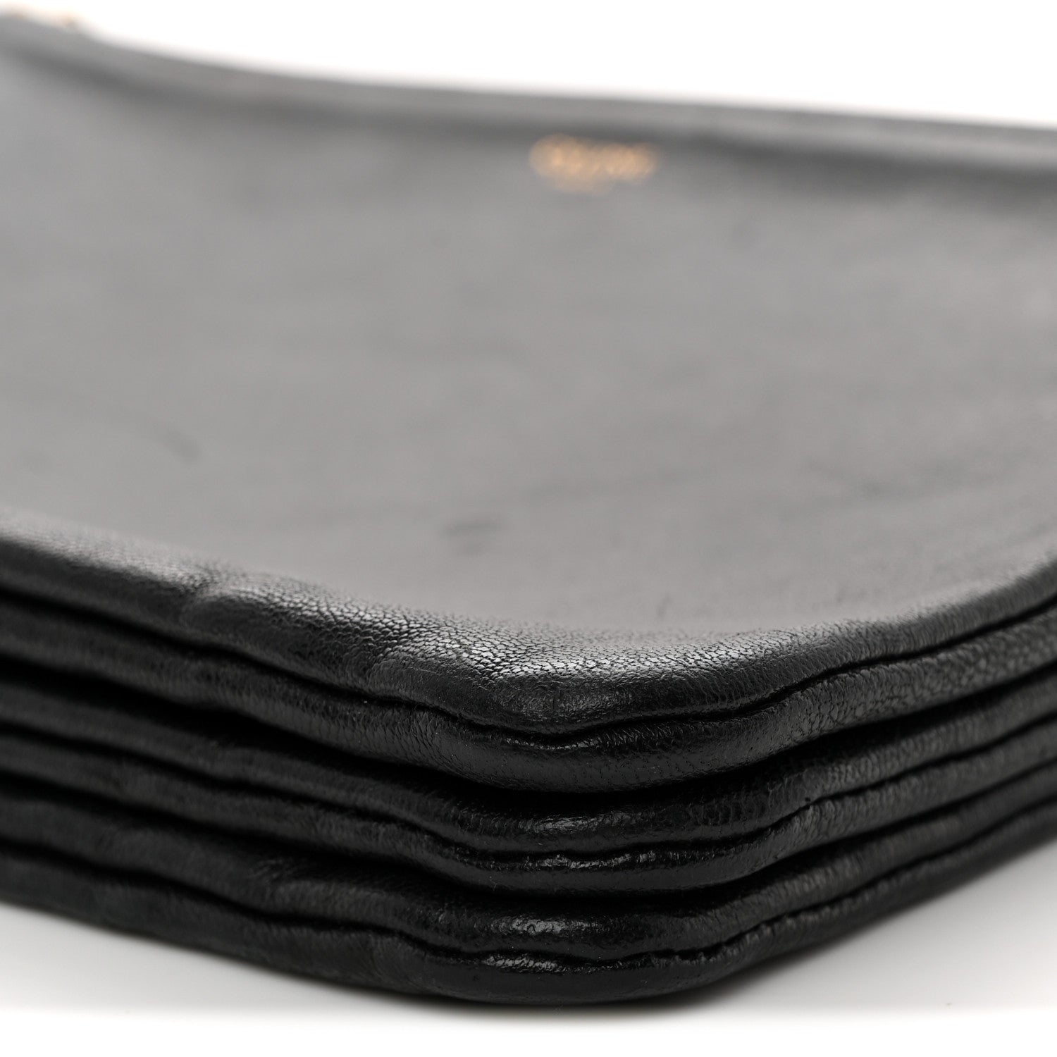 Celine Lambskin Small Trio Crossbody Bag Black 12 of 14