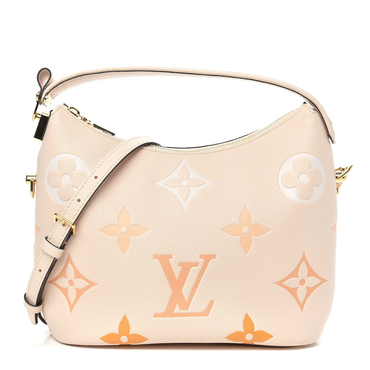 Louis Vuitton Empreinte Monogram Giant By The Pool Marshmallow Hobo Cream Saffron 1 of 9