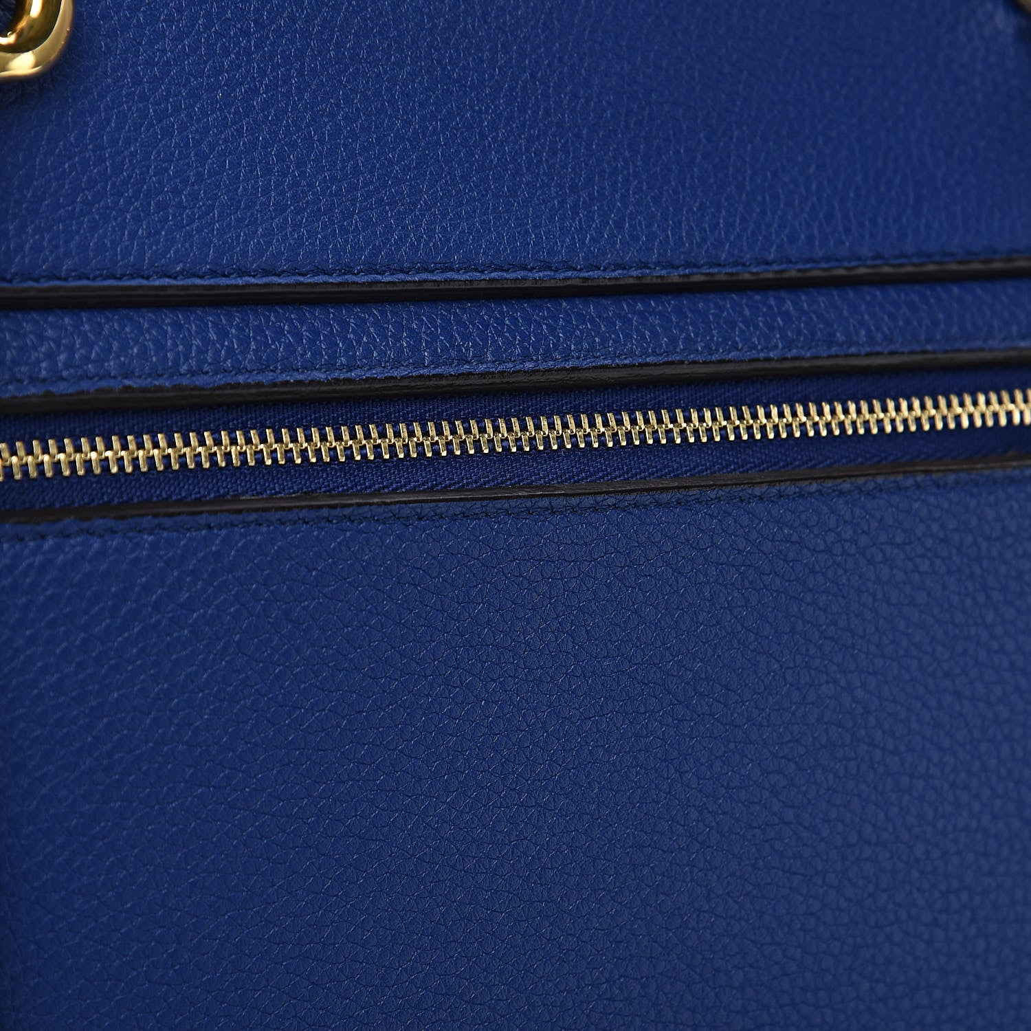 Celine Grained Calfskin Mini Belt Bag Indigo 8 of 11