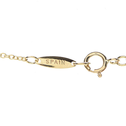 Tiffany 18K Yellow Gold 12mm Elsa Peretti Bean Pendant Necklace 5 of 8