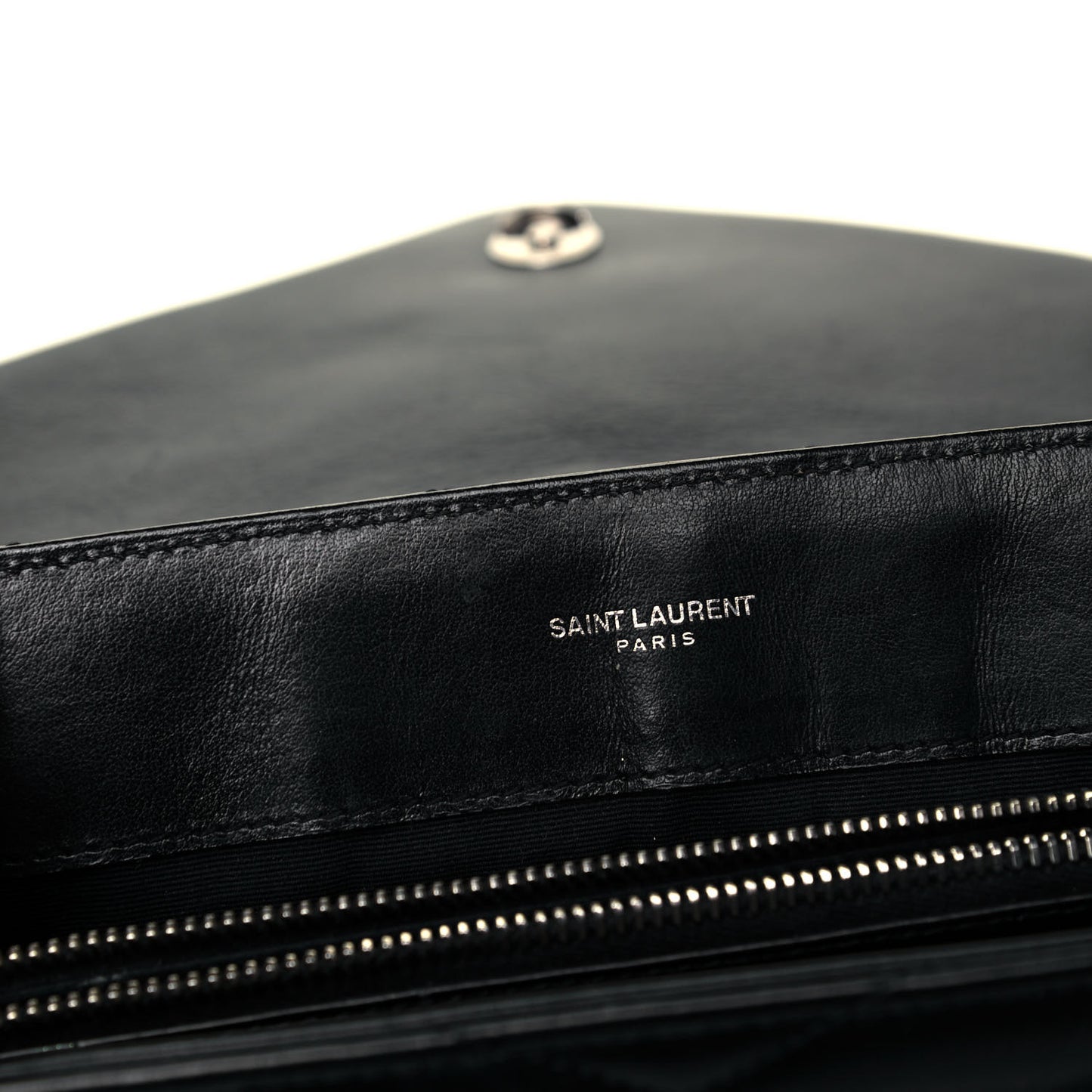 Calfskin Y Quilted Monogram Medium Loulou Chain Satchel Black