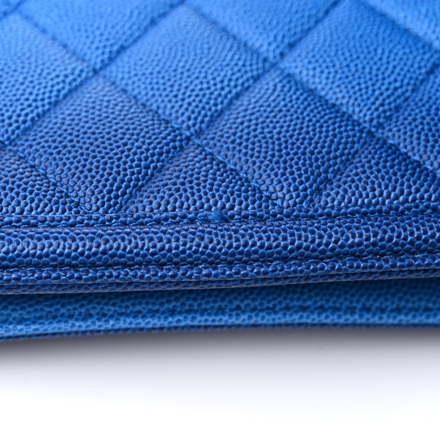 Caviar Quilted Medium Sunset On The Sea Flap Blue