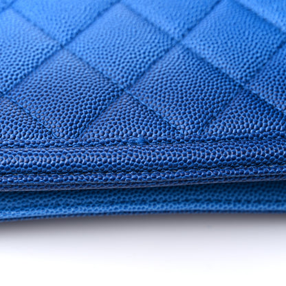 Chanel Caviar Quilted Medium Sunset On The Sea Flap Blue 14 of 15