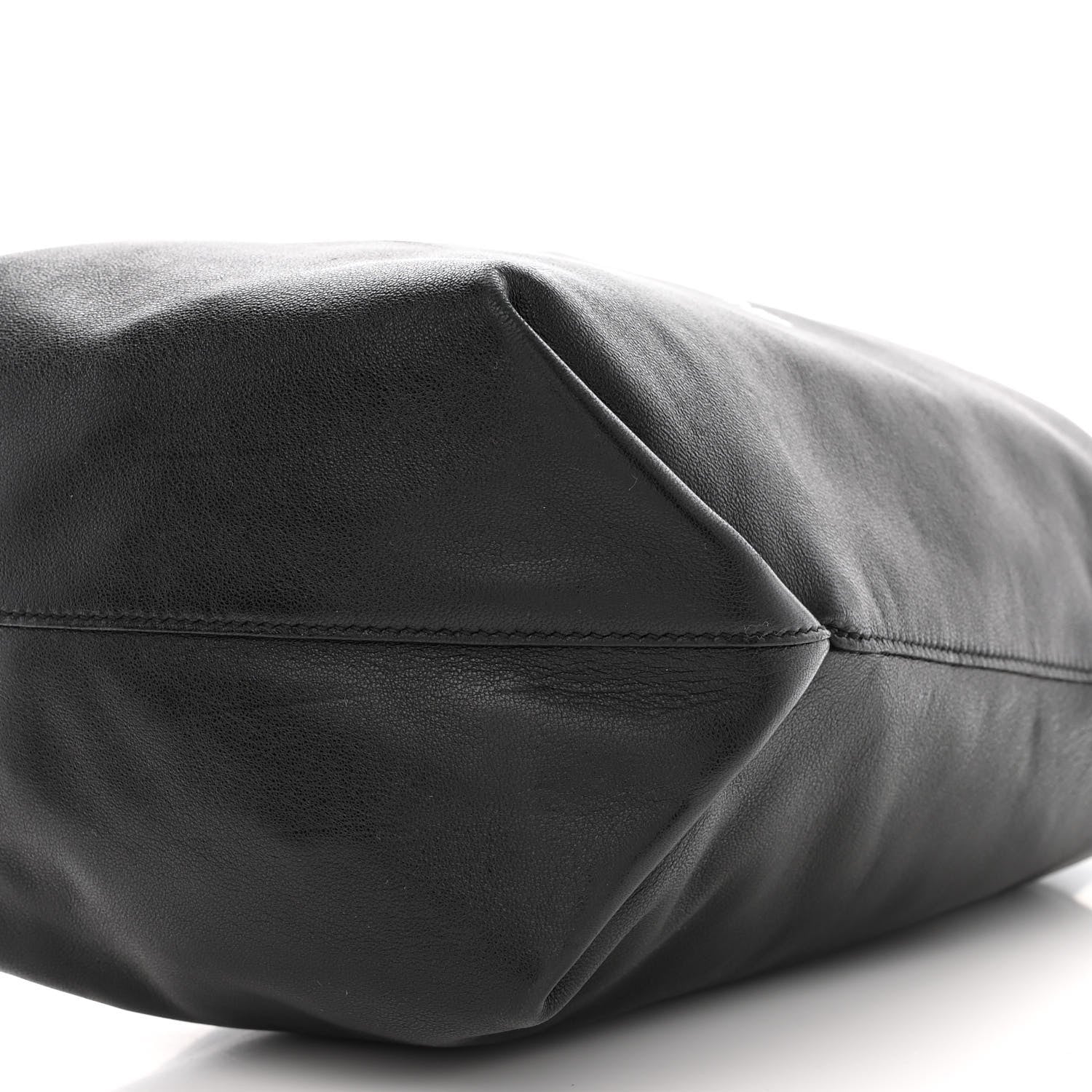 Saint Laurent Lambskin Small Teddy Bucket Bag Black 12 of 12