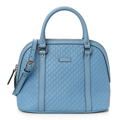 Gucci Microguccissima Medium Dome Bag Mineral Blue 2 of 10