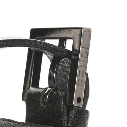 Fendi Zucchino Mama Baguette Black 9 of 11