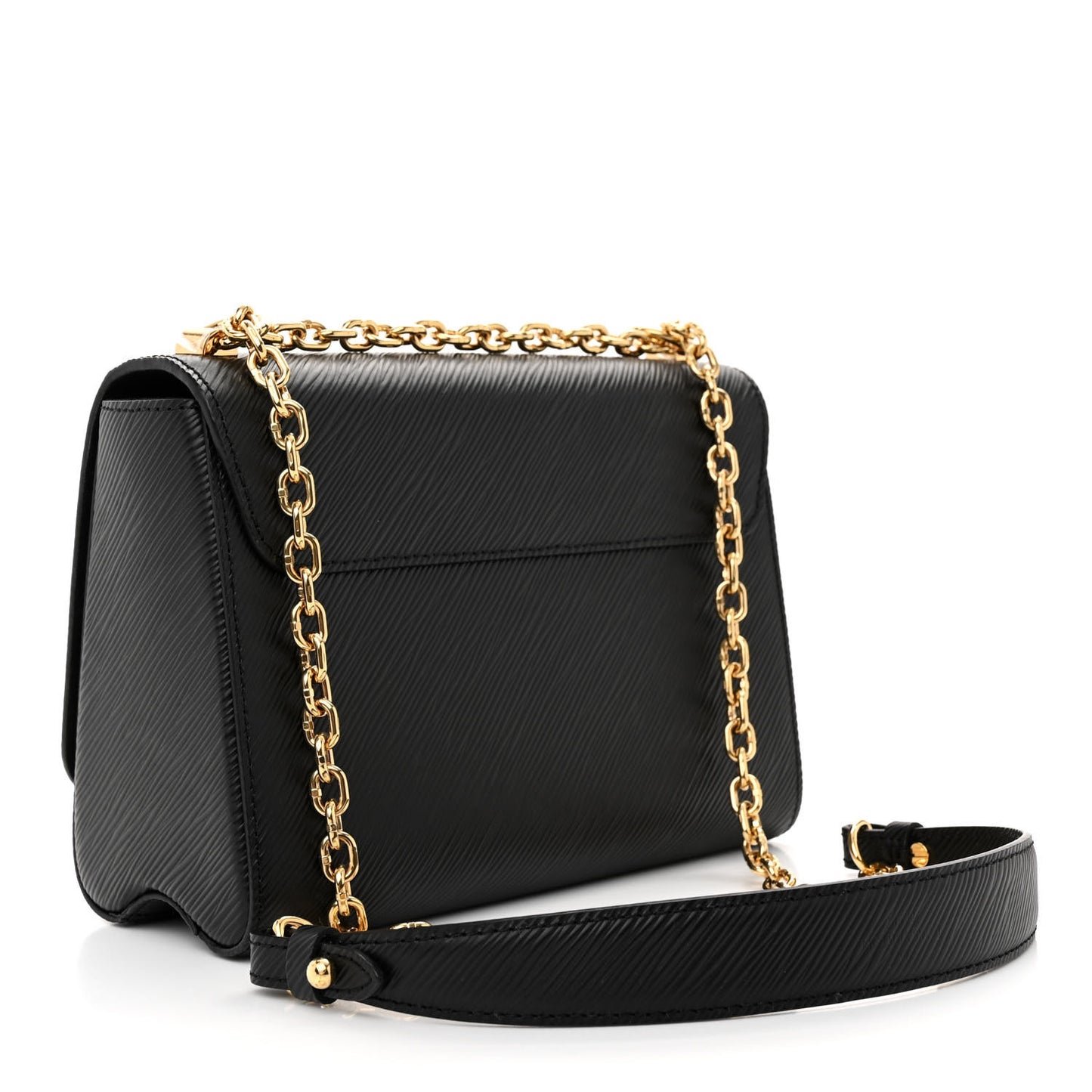 LOUIS VUITTON Epi Twist Shoulder Bag MM Black