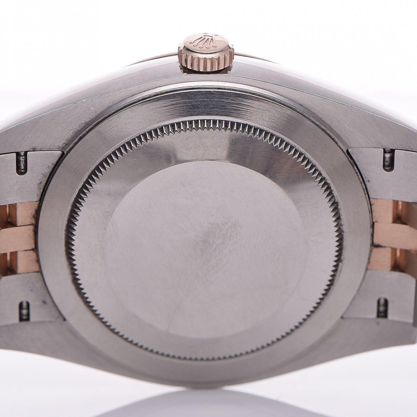 Stainless Steel 18K Everose Gold Diamond 41mm Oyster Perpetual Datejust Watch Sundust 126331