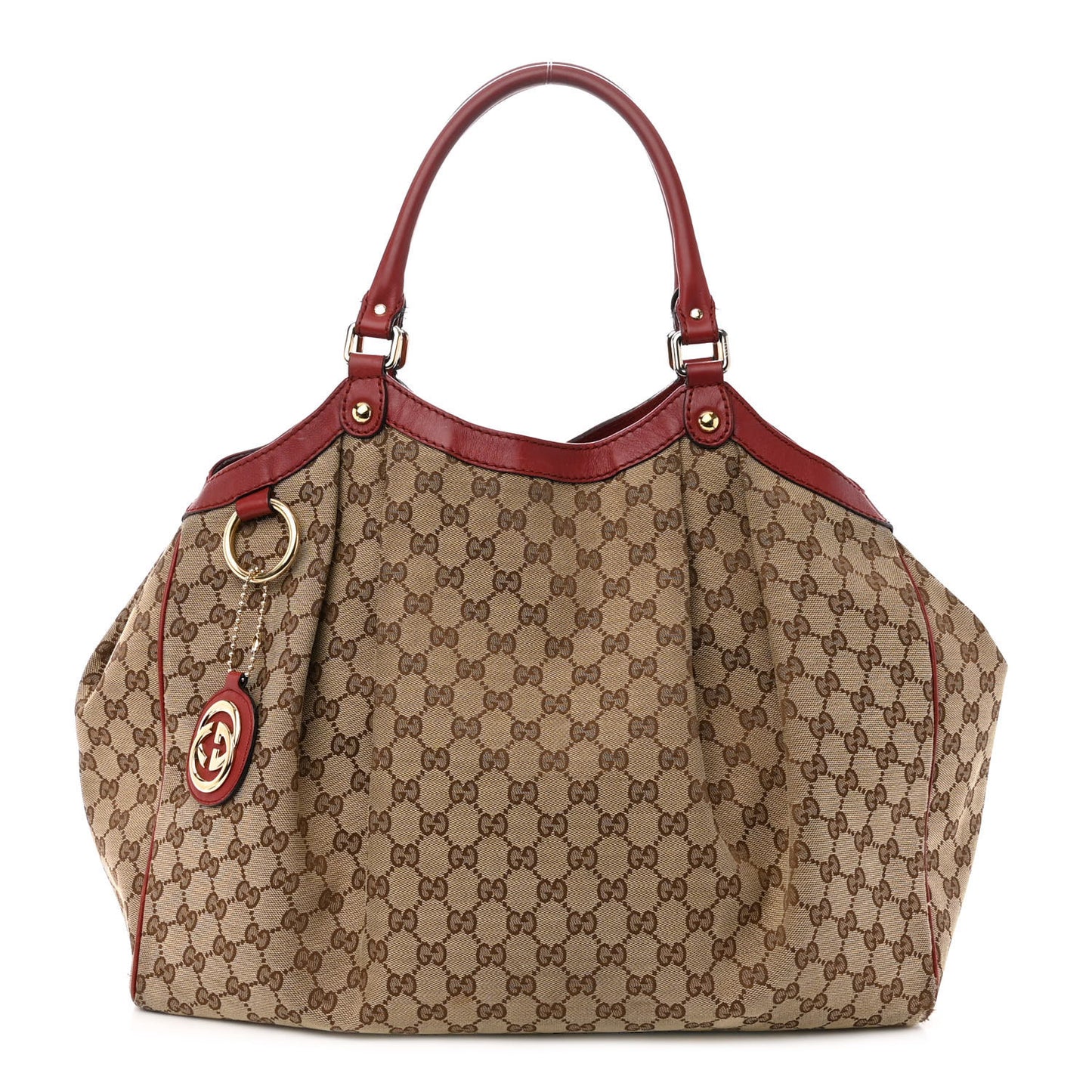 Monogram Large Sukey Tote Dark Red