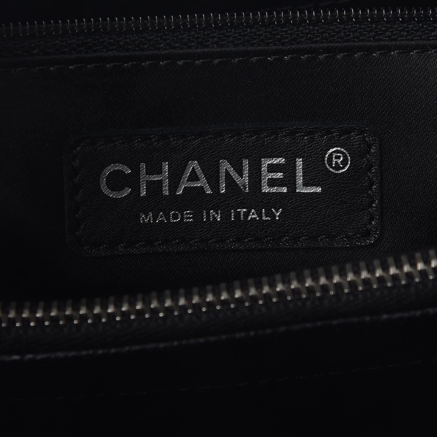 Chanel Caviar Quilted XL Grand Shopping Tote GST Black 6 of 10