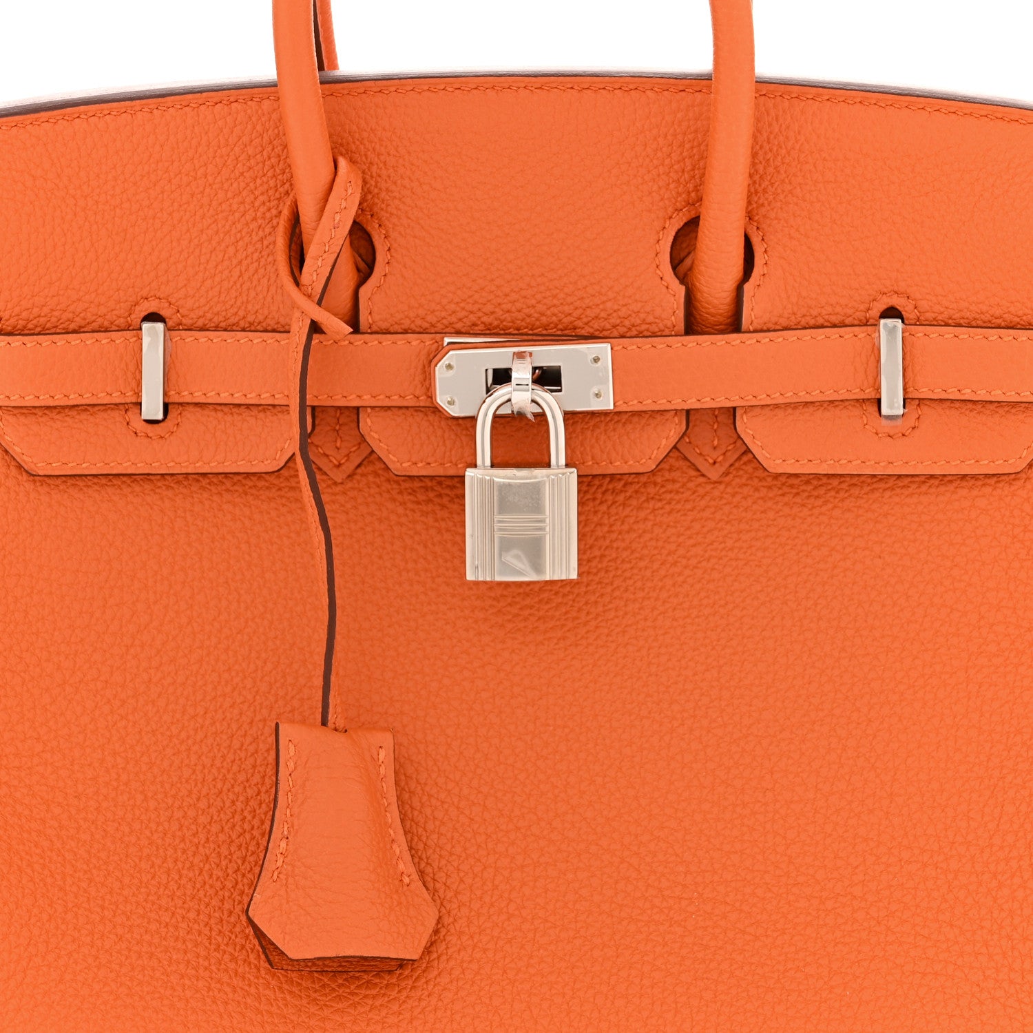Hermes Togo Birkin 25 Orange 8 of 11