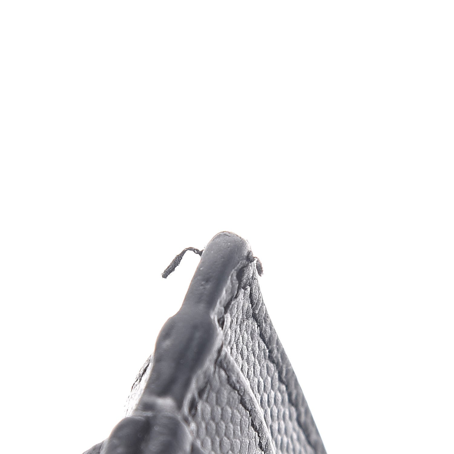 Saint Laurent Grain De Poudre Matelasse Chevron Monogram Credit Card Case Black 8 of 9