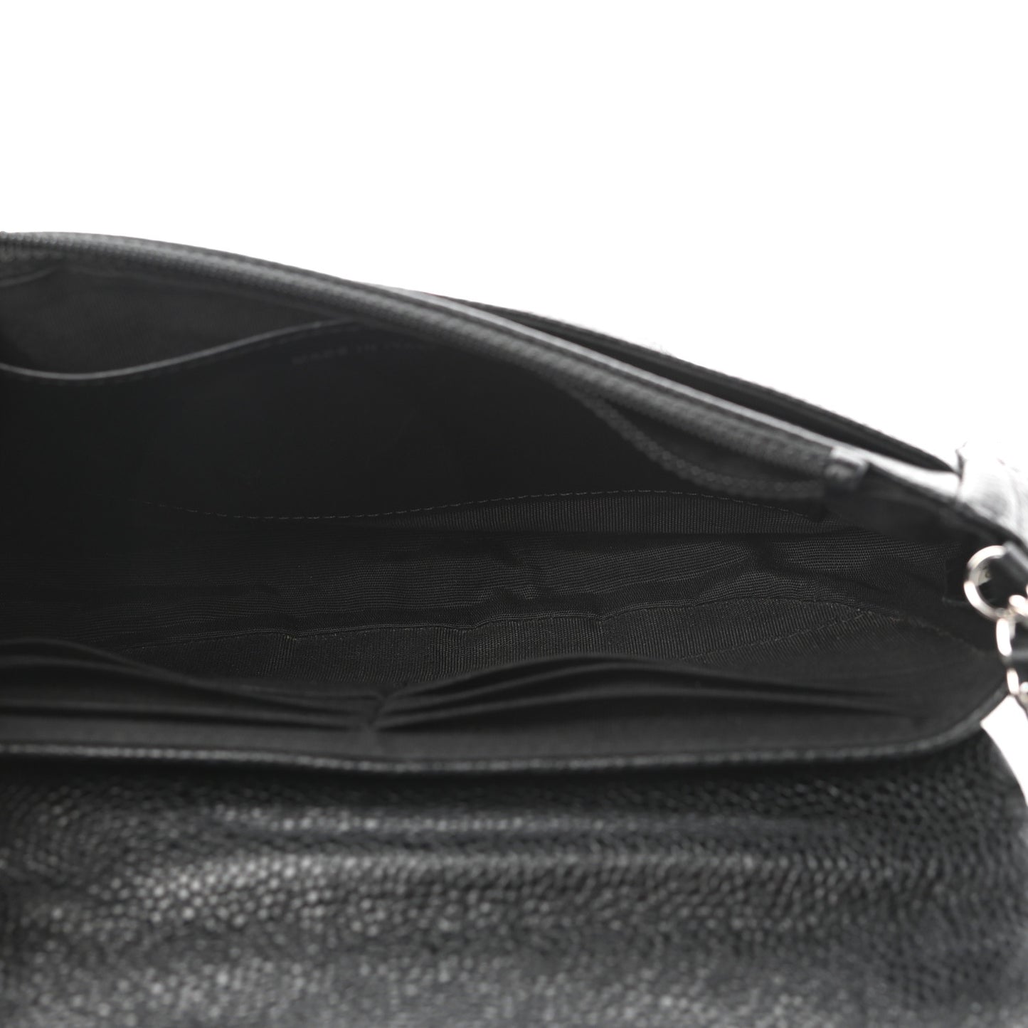 Caviar Half Moon Wallet On Chain WOC Black