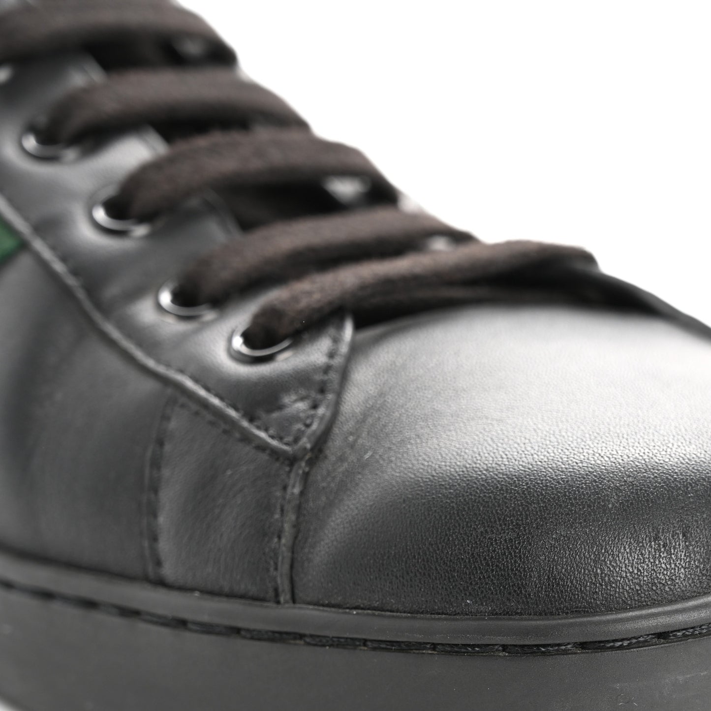 Miro Soft Calfskin Ayers Web Mens Ace Sneakers 10 Black Rosso