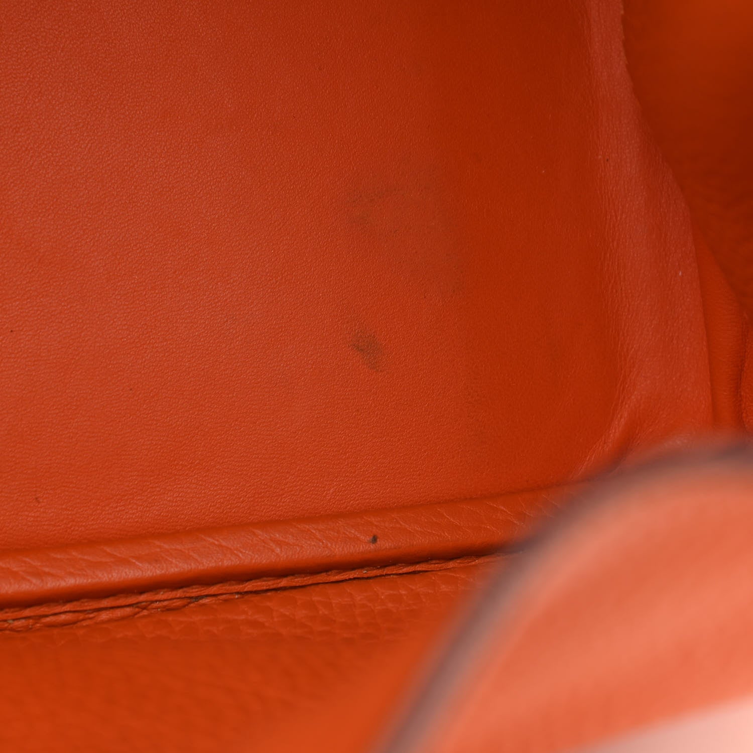 Hermes Taurillon Clemence Lindy 30 Orange 8 of 12