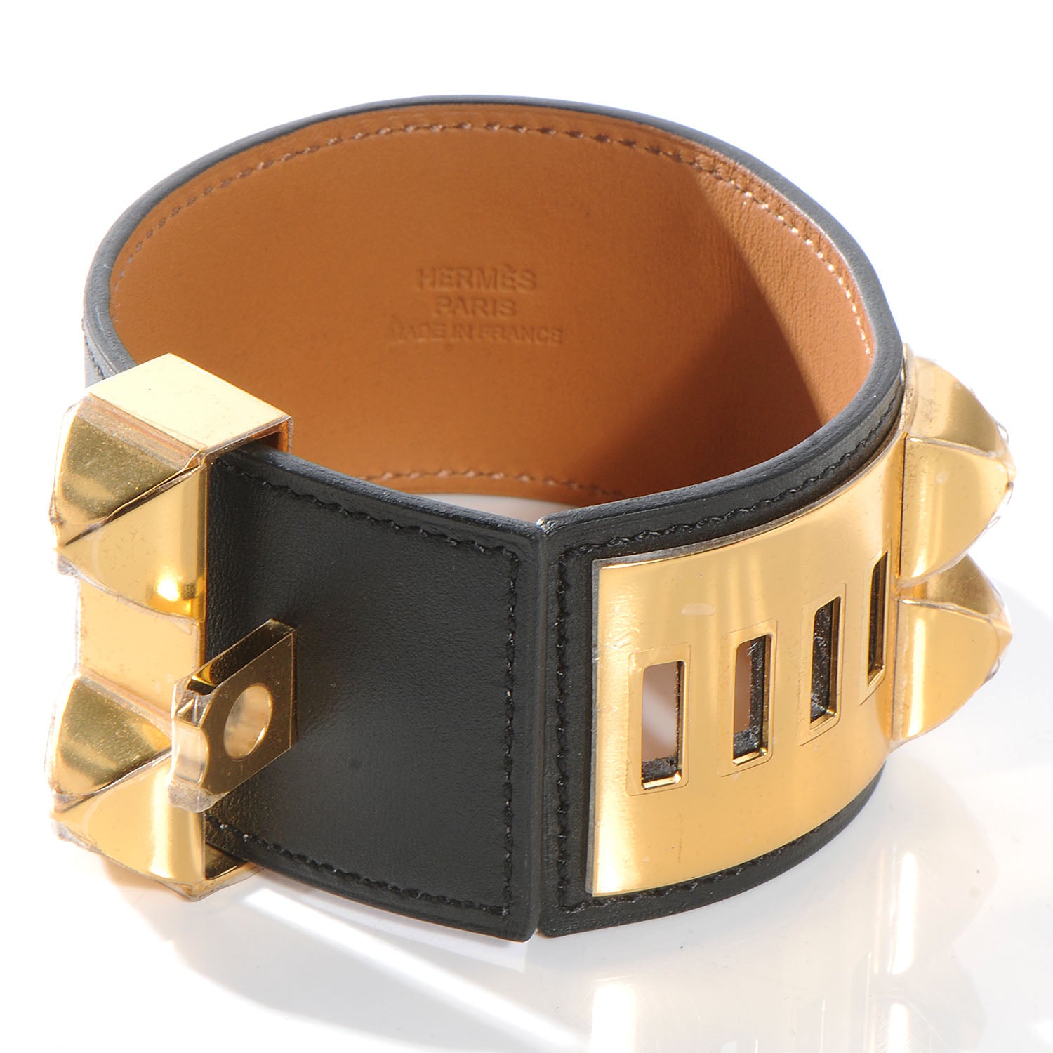 Hermes Chamonix Collier de Chien CDC Bracelet Black Small 3 of 7