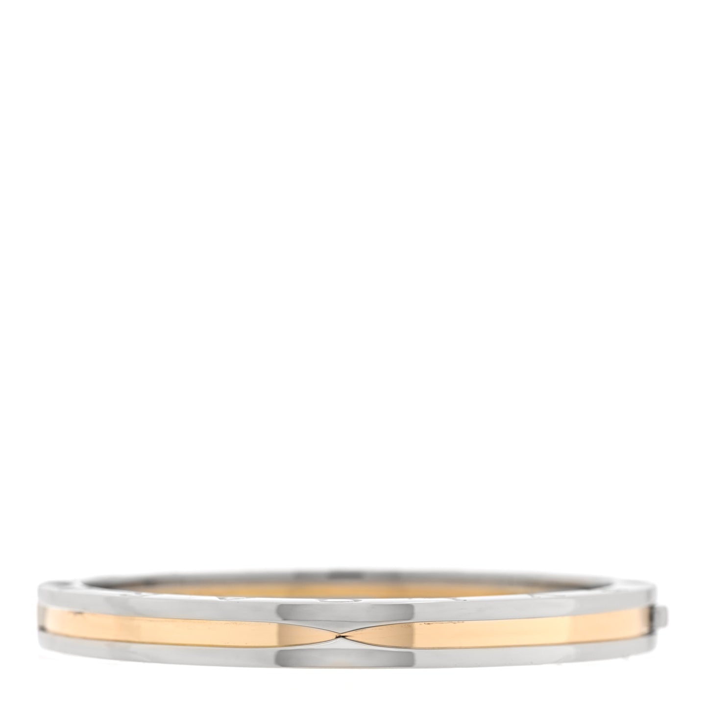 18K Yellow Gold Stainless Steel B.Zero1 Bangle Bracelet