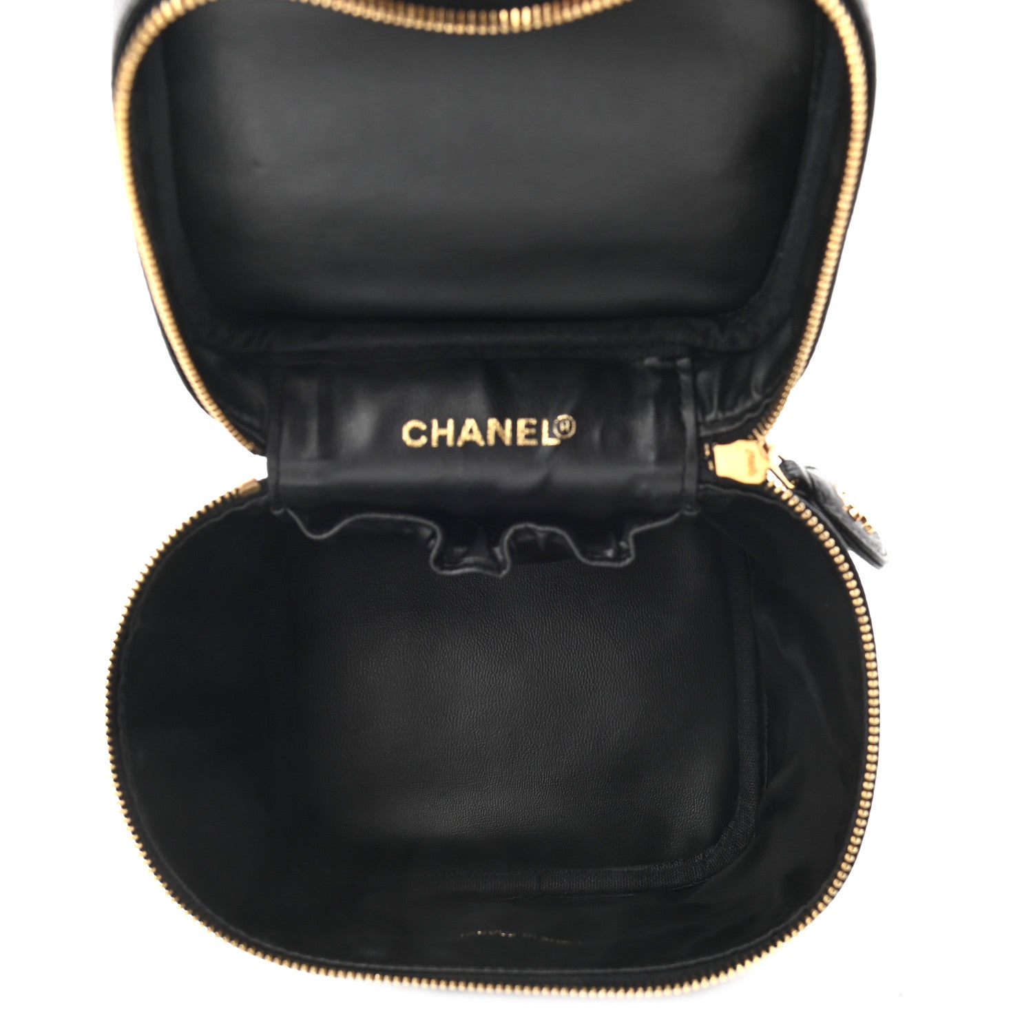 Chanel Caviar Vanity Cosmetic Case Black 5 of 7