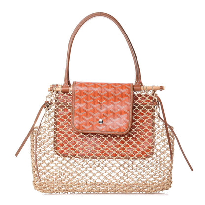 Goyard Goyardine Net Aligre Tote Orange 1 of 6