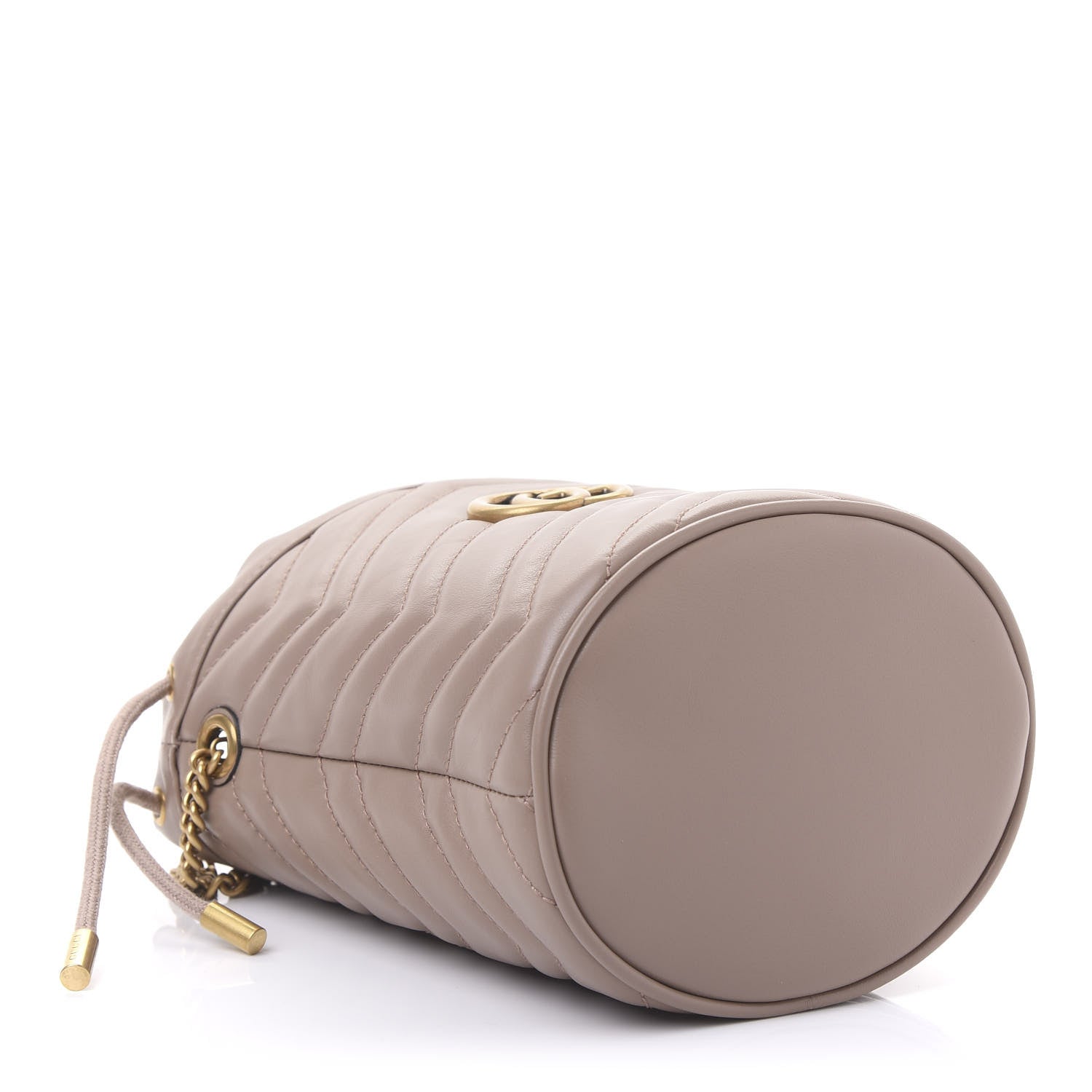 Gucci Calfskin Matelasse Mini GG Marmont 2.0 Bucket Bag Porcelain Rose 4 of 10