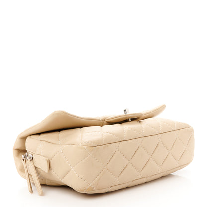 Chanel Deerskin Quilted Medium Easy Flap Beige 4 of 13