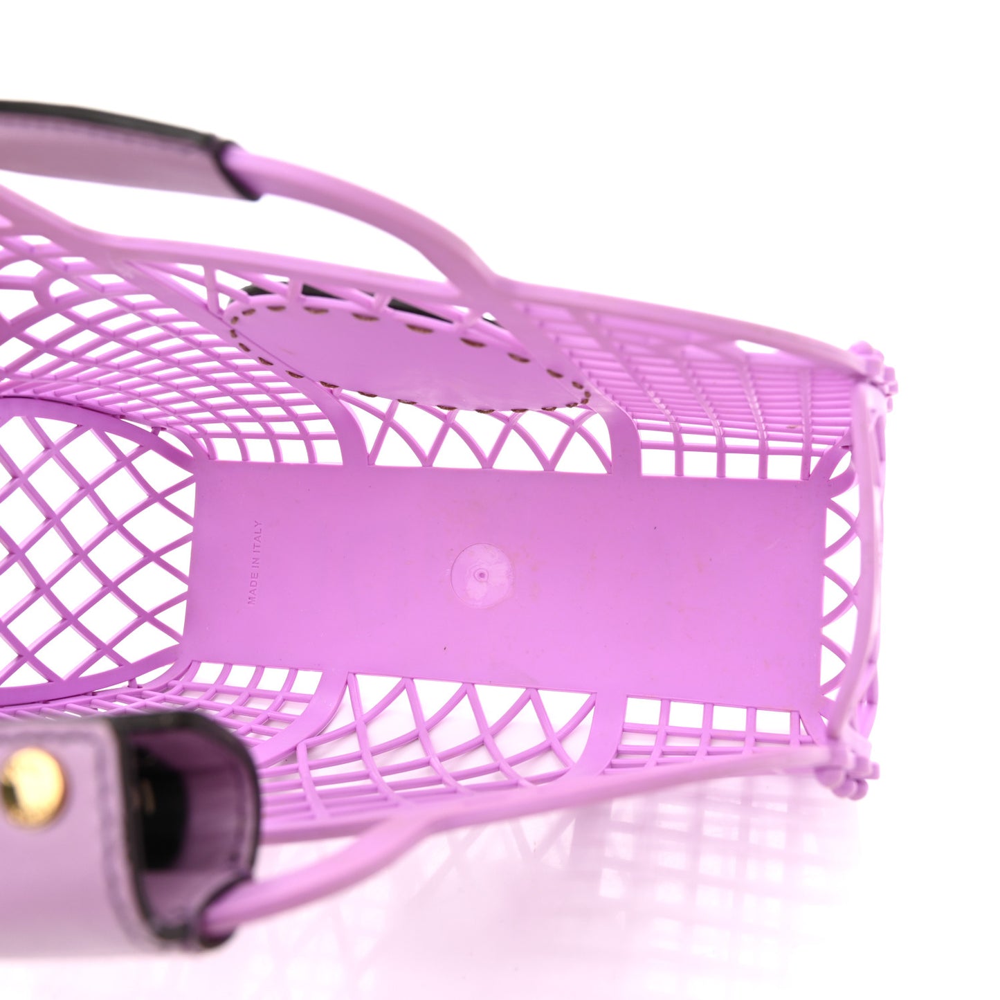 Recycled Plastic Vitello Liberty Matte Small Fendi Basket Violetta