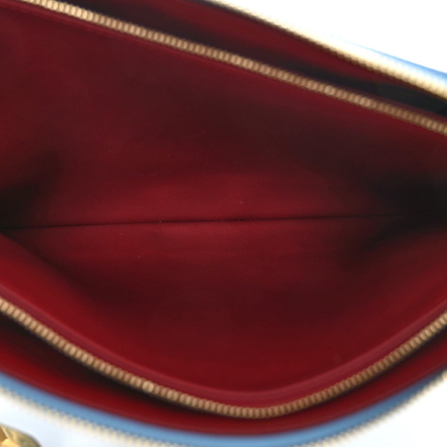 Lambskin Embossed Monogram Coussin MM Bleuet