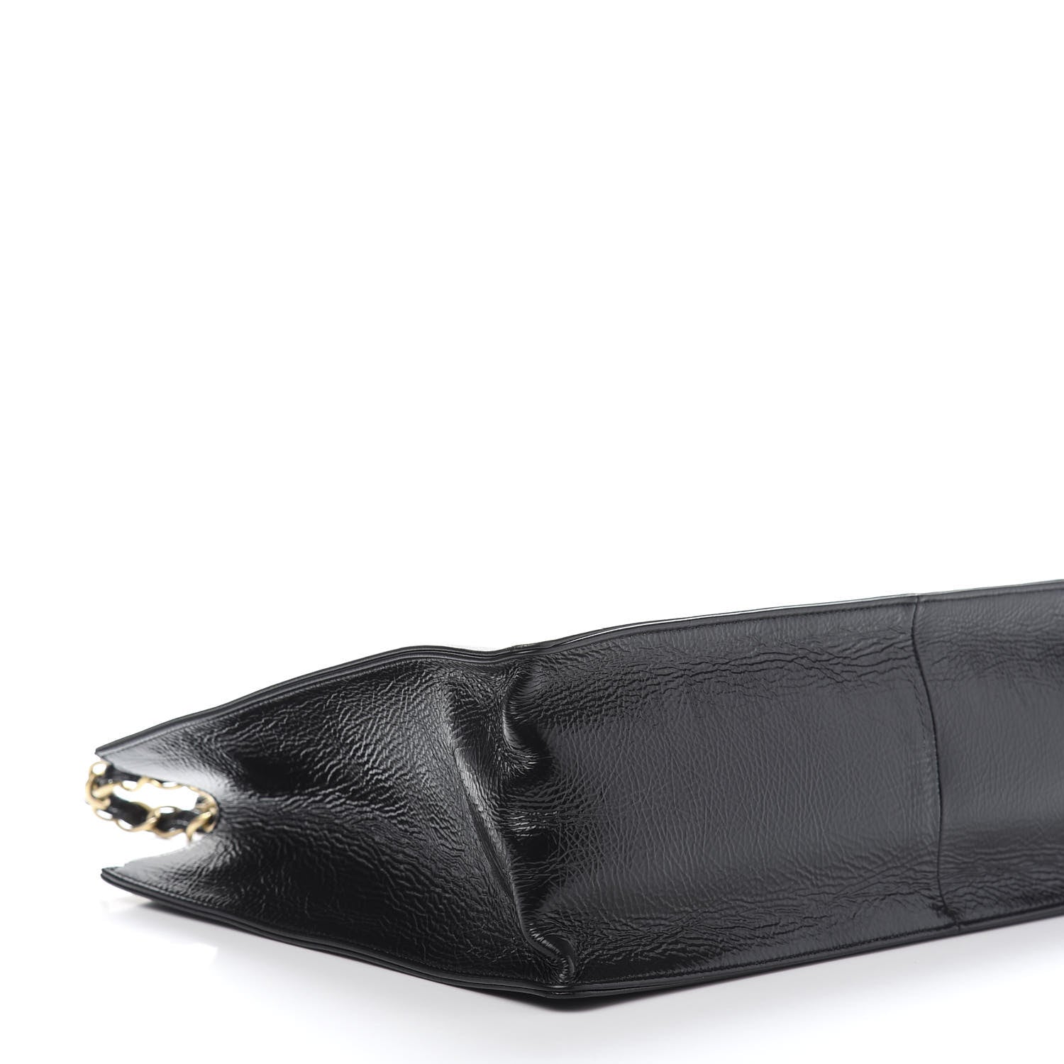Chanel Shiny Aged Calfskin Shopping Bag Black 9 of 12