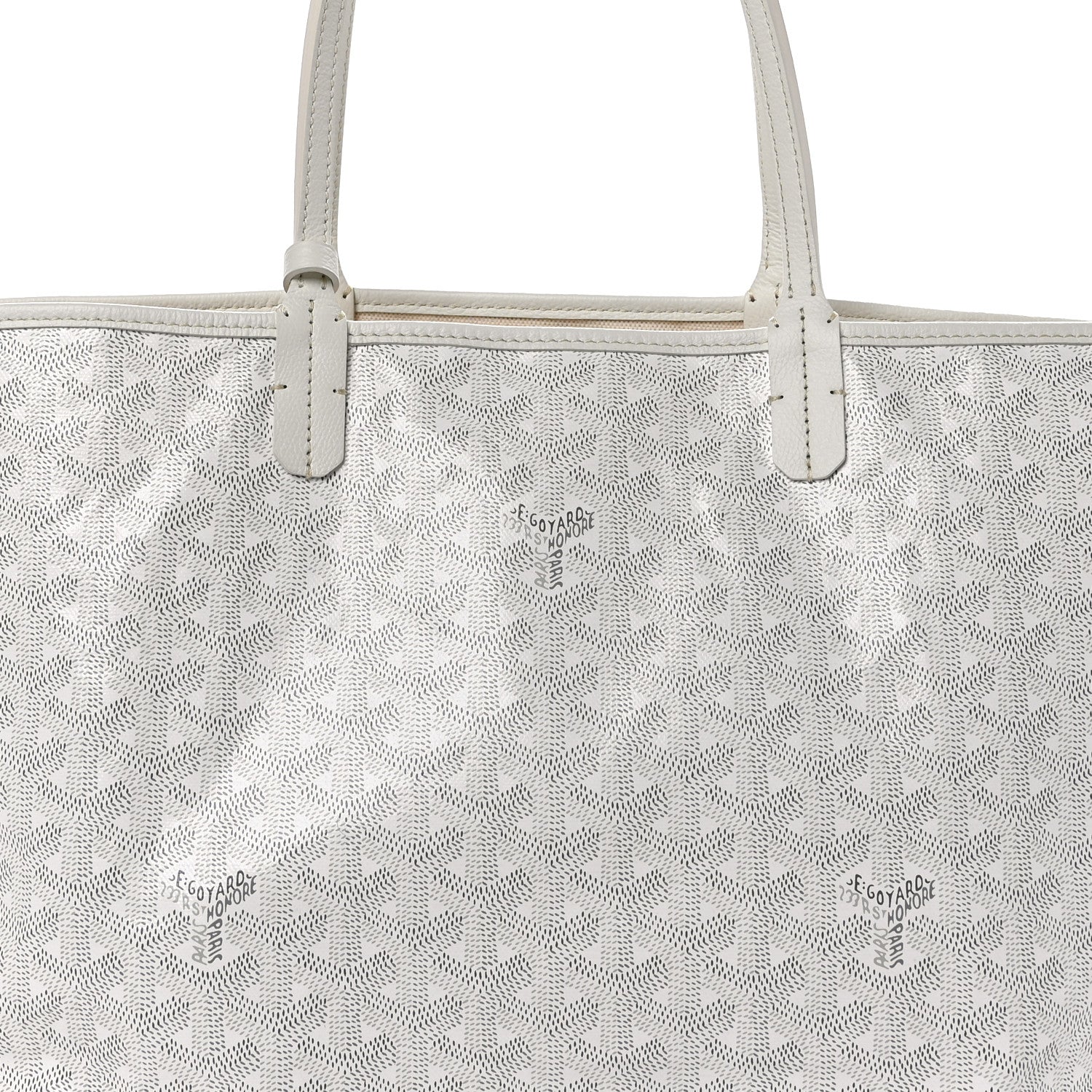 Goyard Goyardine Saint Louis PM White 9 of 11