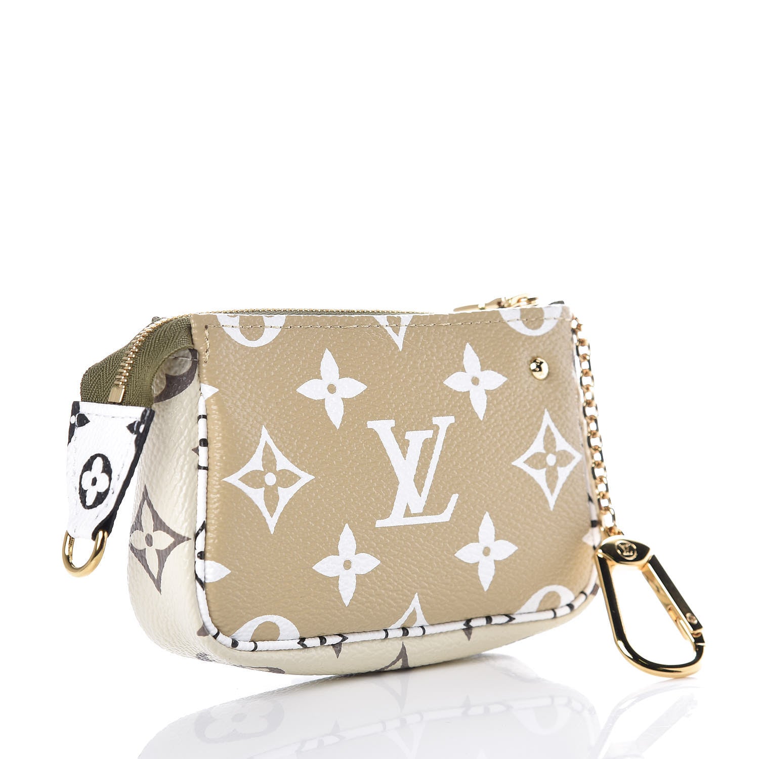 Louis Vuitton Monogram Giant Micro Pochette Accessories Kaki White 3 of 10