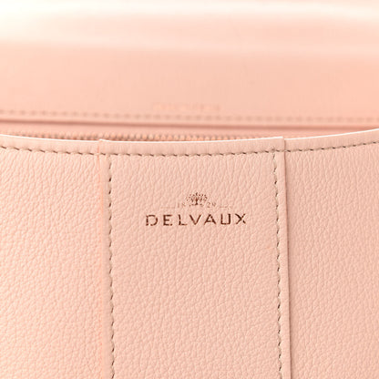 Delvaux Grained Calfskin MM Brillant Satchel Nude 8 of 9