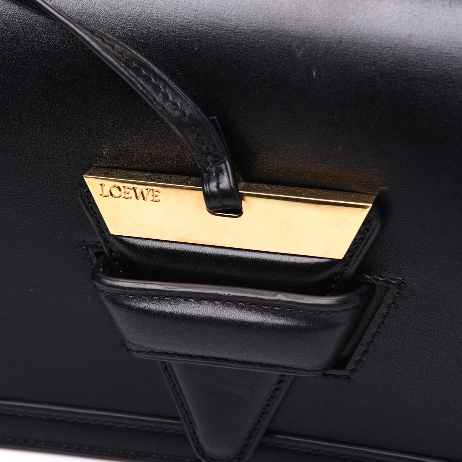 Loewe Calfskin Medium Barcelona Shoulder Bag Black 13 of 29