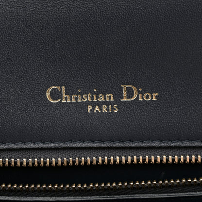 Christian Dior Metallic Patent Micro-Cannage Medium Diorama Flap Bag Gold 6 of 12
