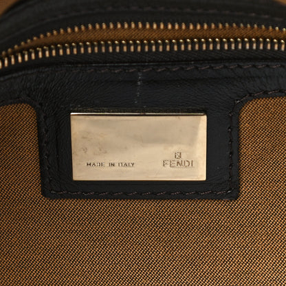 Fendi Zucca Cuoio Lucido Small Chef Hobo Tobacco Moro 5 of 8