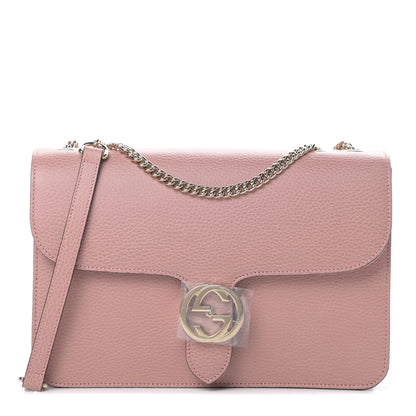Gucci Dollar Calfskin Interlocking G Shoulder Bag Soft Pink 1 of 10